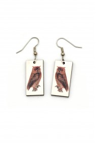 Owl Dangle Earrings